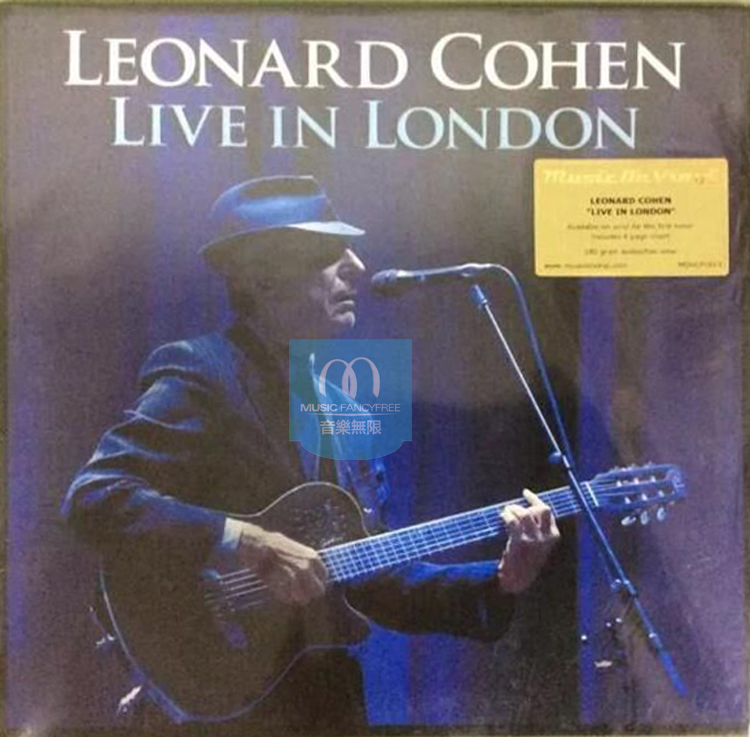 leonardcohen科恩liveinlondon3lp黑胶唱片movlp1013