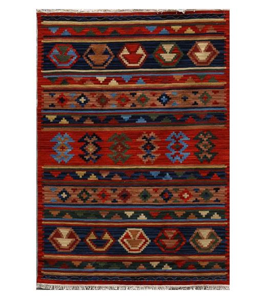 土库曼kilim TK705(小尺寸图案简化，大尺寸图案反复) 商品图0