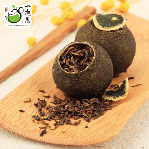 一两果丨惜果小青柑 柑皮普洱茶 熟茶 160g 商品图1
