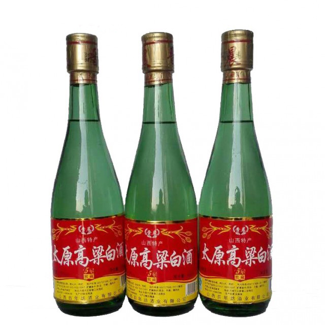 太原高粱白酒 五年窖藏 50度 450ml*12 瓶【零售:10元