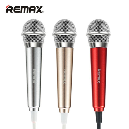 Remax/睿量RMK-K01唱吧麦克风苹果安卓手机全民k歌yy直播车载迷你 商品图0