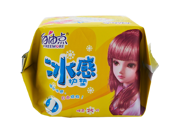 自由点冰感护垫25片(4019)