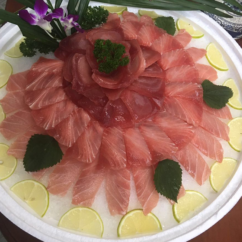 大目金枪鱼刺身拼盘 海鲜水产生鱼片 海南海产
