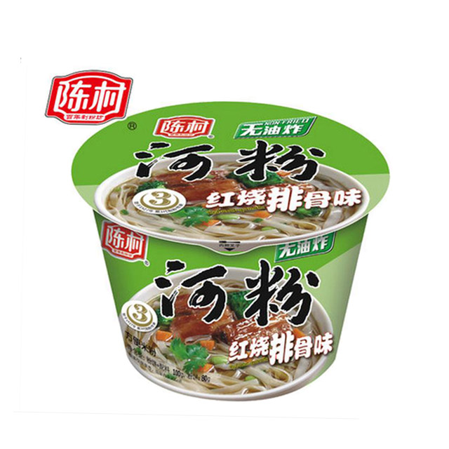 陈村河粉 红烧排骨味 100g/桶