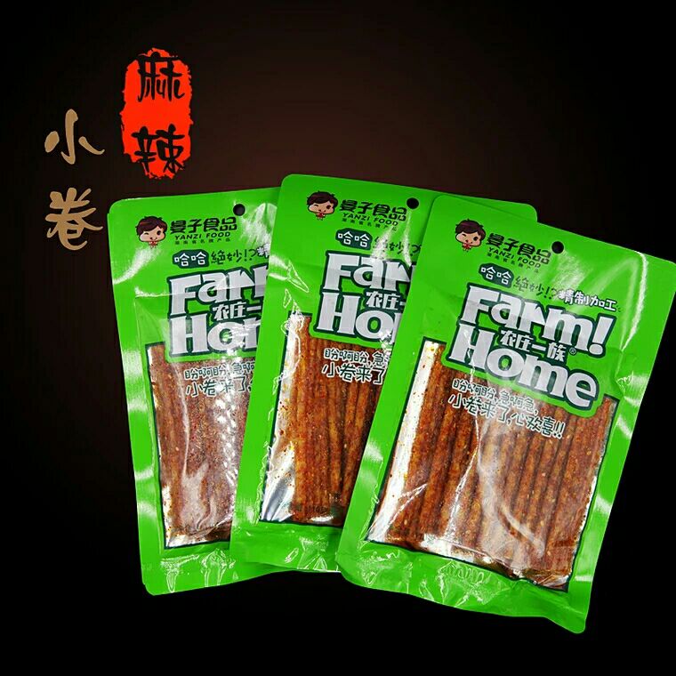 晏子食品农庄一族 小卷辣条158g 10包/袋 20元/袋