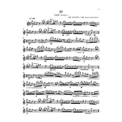 【正版现货】76首长笛进阶练习曲 2 商品图3