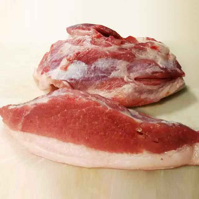 【猪肉】后腿上肉半斤【每斤16.5元】