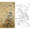 竖幅工笔花鸟白描底稿-周光明《百鸟朝凤》-DV02 商品缩略图0