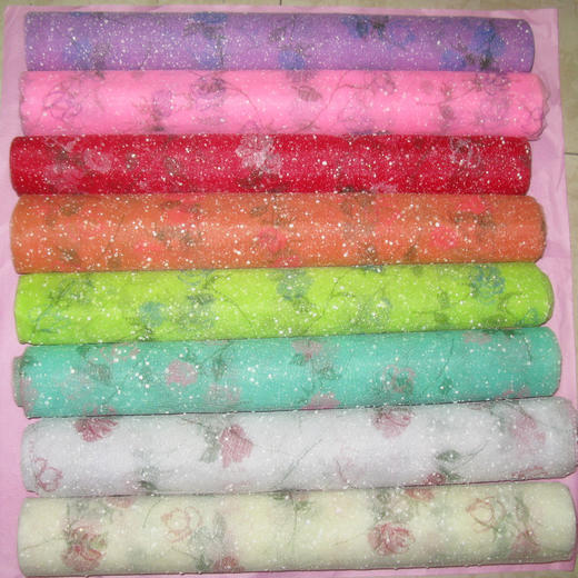 印花雪网（50CM*5YDS,韩国进口，不包邮） 商品图0