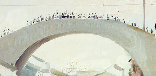 吴冠中|《故乡之晨》——综合版（油画） 商品图2