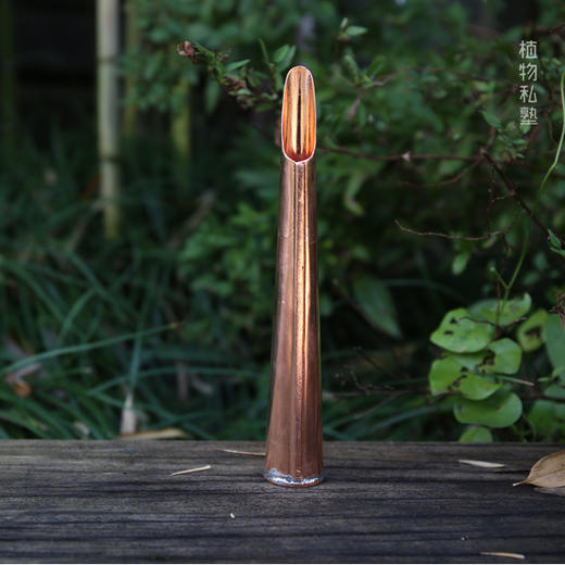 植物私塾 铜铲 筒铲 化妆铲 铺面铲 插花器 花道用具 商品图0