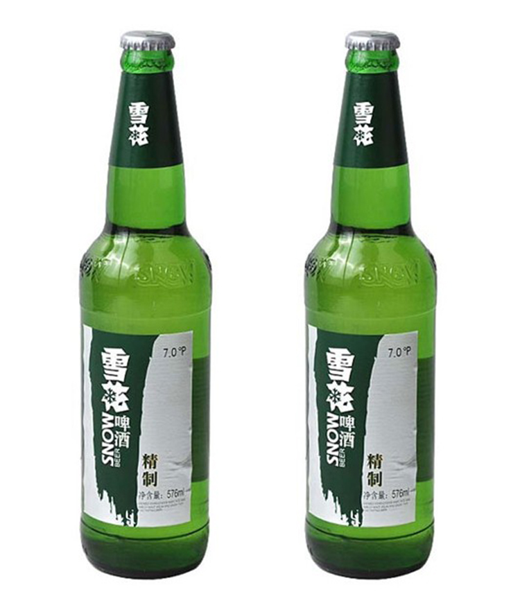 雪花精制啤酒啤酒500ml(瓶装)