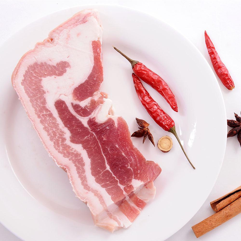 新鲜猪肉五花肉10.98元一斤