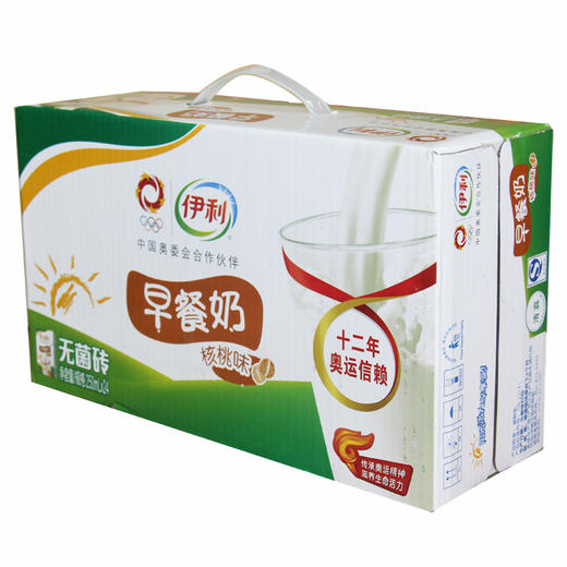 伊利早餐核桃牛奶、麦香牛奶250ml*24盒/件 商品图2