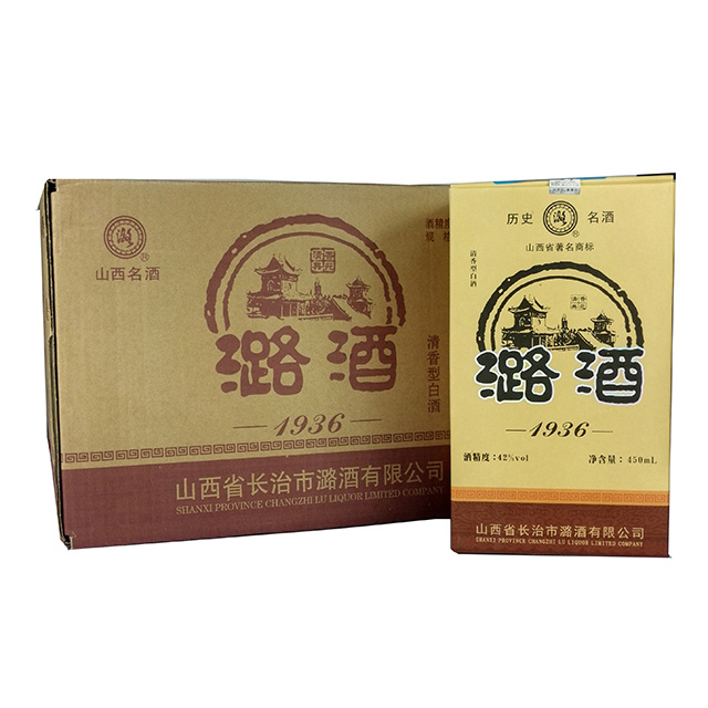 潞酒1936【每件赠送本品一盒】 42度 450ml*6盒