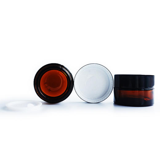 深色茶色玻璃膏霜瓶 DIY面霜瓶分装瓶眼霜瓶20ml 商品图2