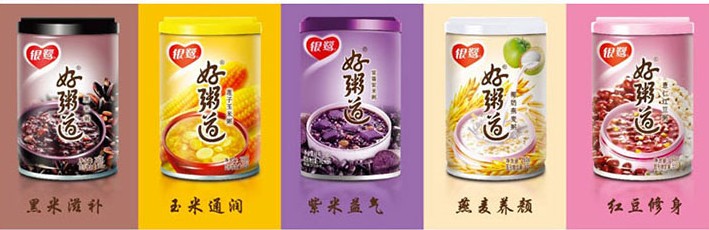 银鹭好粥道黑米紫薯红豆玉米燕麦八宝粥 速食粥