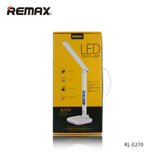 Remax E270LED折叠护眼日历台灯USB护眼灯触摸液晶显示儿童台灯 商品图4