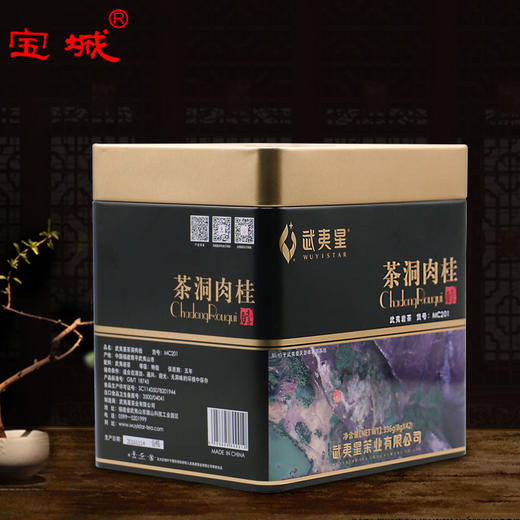 【人气推荐】 武夷星 MC201武夷山茶洞肉桂特级浓香武夷岩茶罐装336克 商品图2