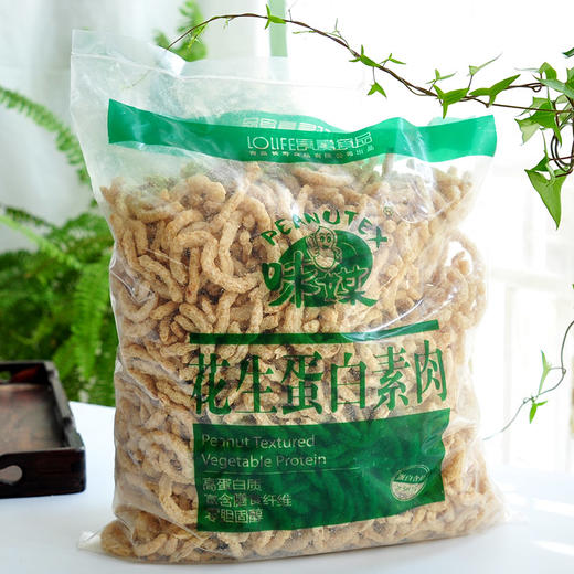 花生蛋白素肉丝  仿荤素食斋菜500克/包 商品图3
