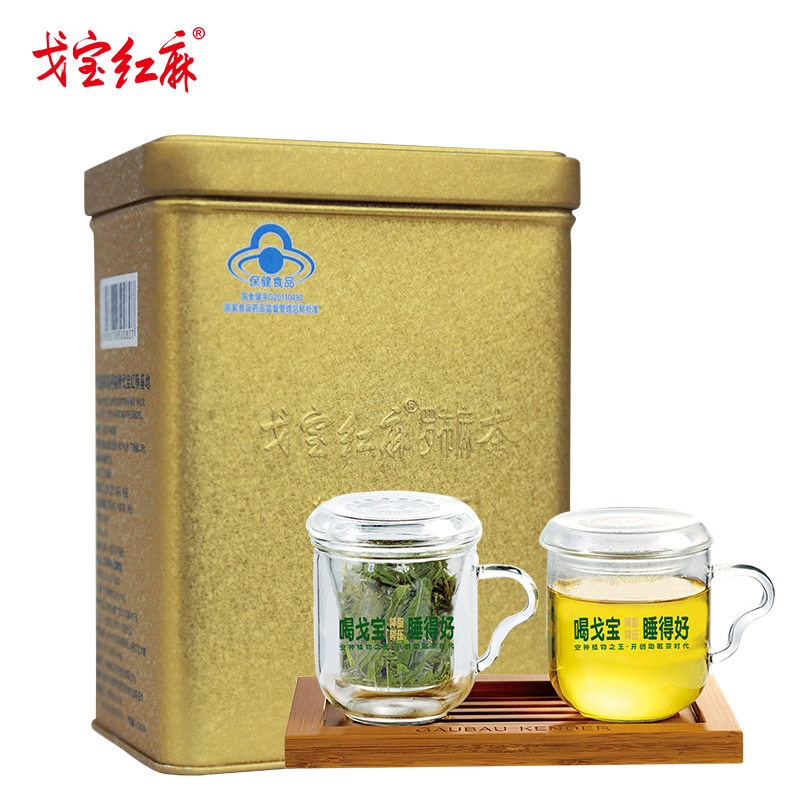 戈宝红麻罗布麻顶叶茶 辅助降血压 天然养生 纯野生 4.5g/袋*29袋