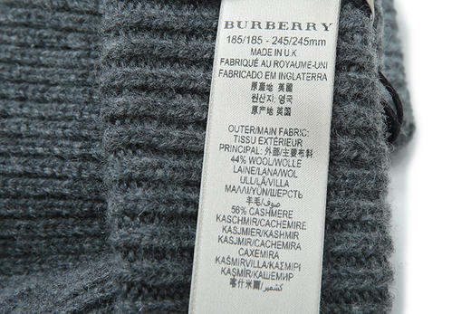 山羊绒 美国代购 Burberry/巴宝莉冬季保暖羊毛羊绒手套 3947286 商品图2