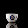 蓝地扒花粉彩三多纹小罗汉杯5头茶具 商品缩略图4