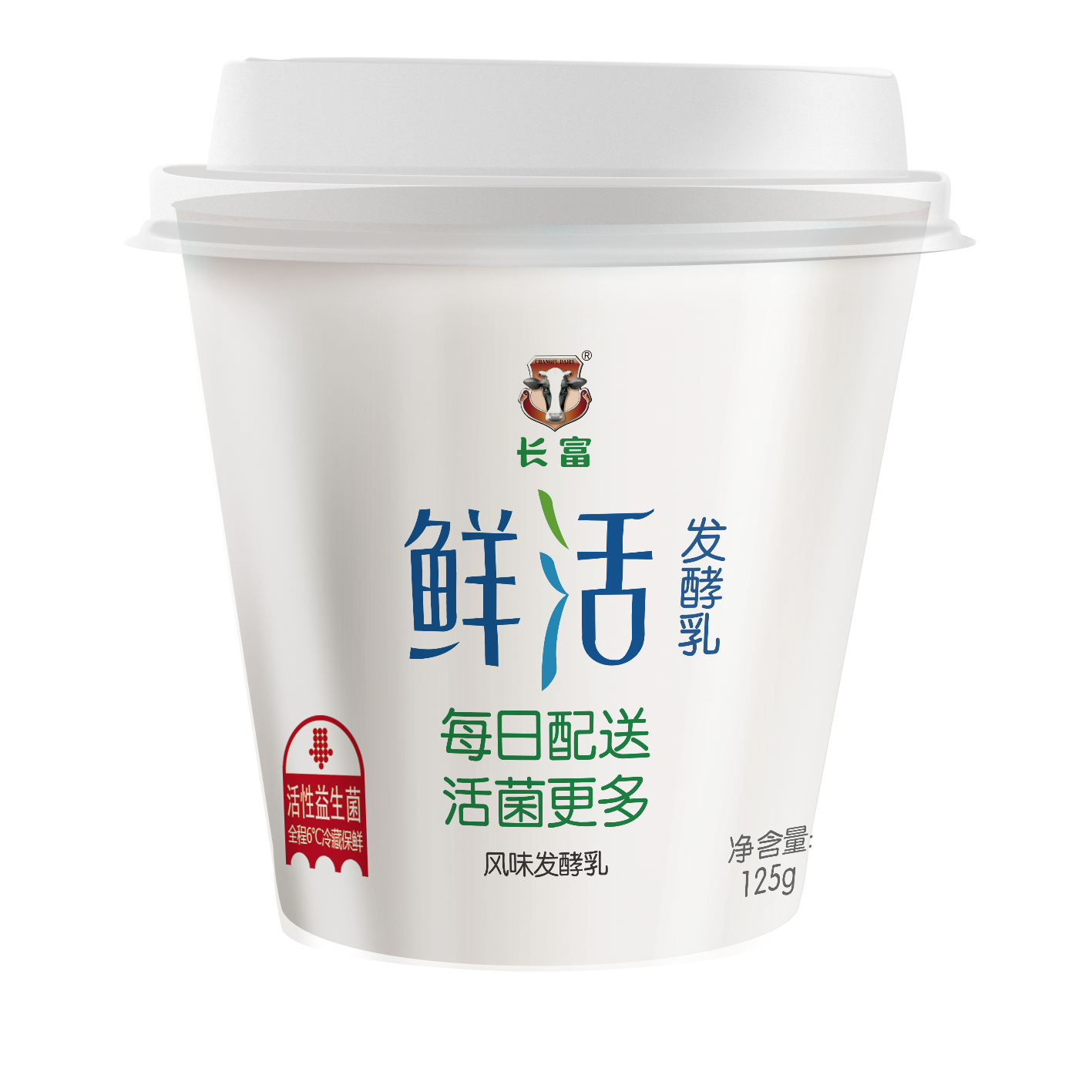 长富125g鲜活发酵乳