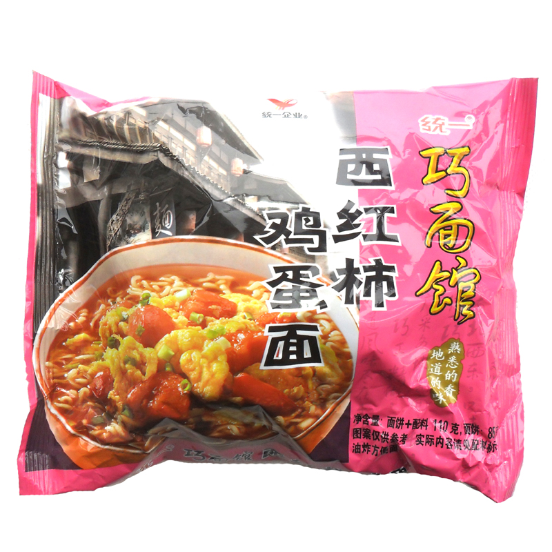 统一巧面馆西红柿鸡蛋面108g