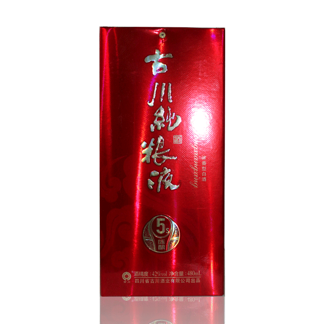 古川纯粮液 5s陈酿 42 480ml*6瓶整箱装