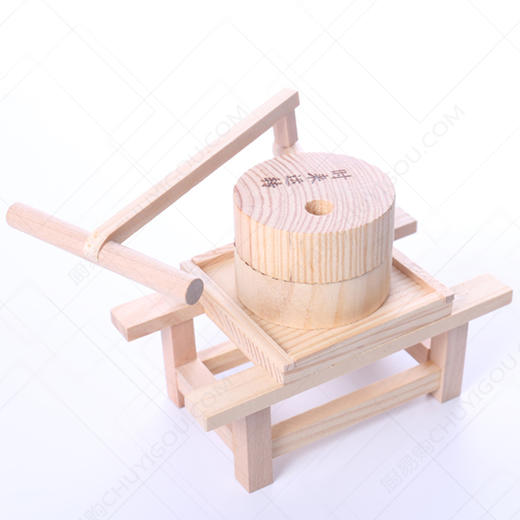 木质盛器【002】创意菜盘饰 创意木器 餐桌盘饰 石磨豆花 商品图1