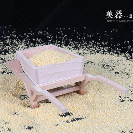木质盛器【003】创意分餐盛器 餐饮木器  推斗车 创意盘饰 商品图1