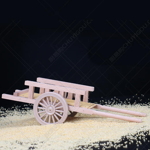 木质盛器【001】推车盛器 创意木器  木器餐具 商品图1