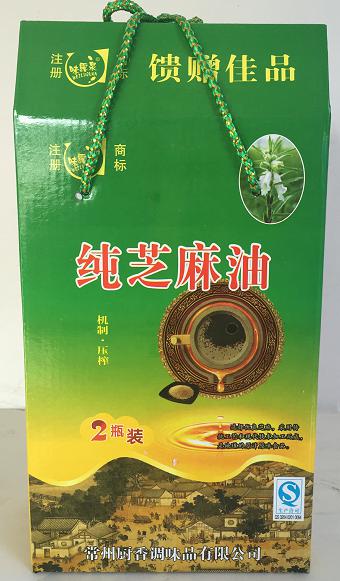 【常州馆】厨香味露泉牌麻油礼盒450ml*2【仅供展示】