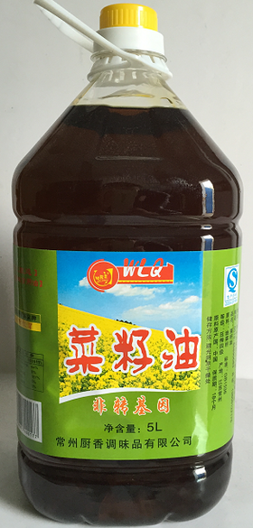 【常州馆】厨香味露泉牌菜籽油5L【仅供展示】
