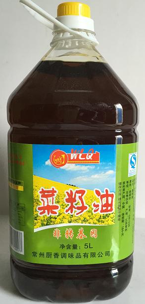 【常州馆】厨香味露泉牌菜籽油5L【仅供展示】 商品图0