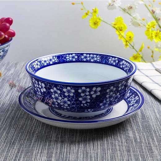 青花瓷餐具 梅花 金龙碗 商品图5