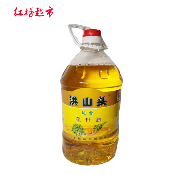 【红椿超市】洪山头 纯香型菜籽油 5升