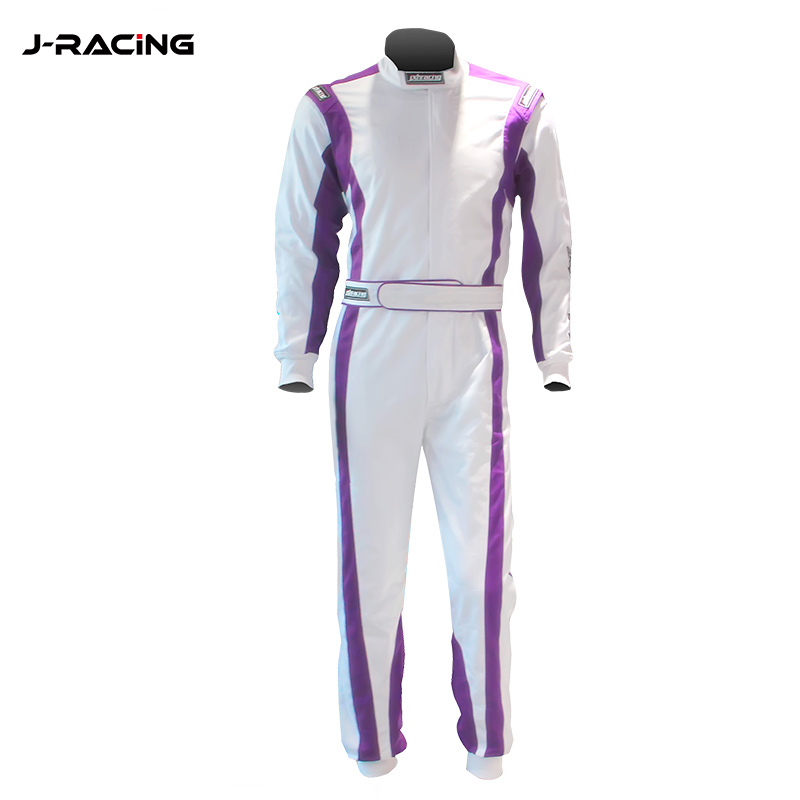 将相侯j-racing 汽车赛车服 炫风车手明星队长同款全棉连体赛服