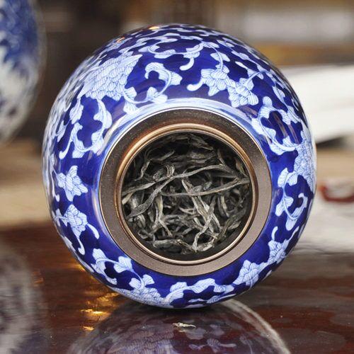 葳盛高端定制 手绘青花瓷罐 精品茶器  商品图2