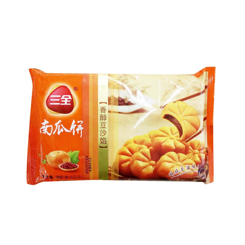 【食品】三全南瓜饼300g12只