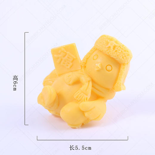 福娃小鸡模具 盐雕、冰雕、琼脂雕、巧克力雕、全部可以制作！ 商品图1