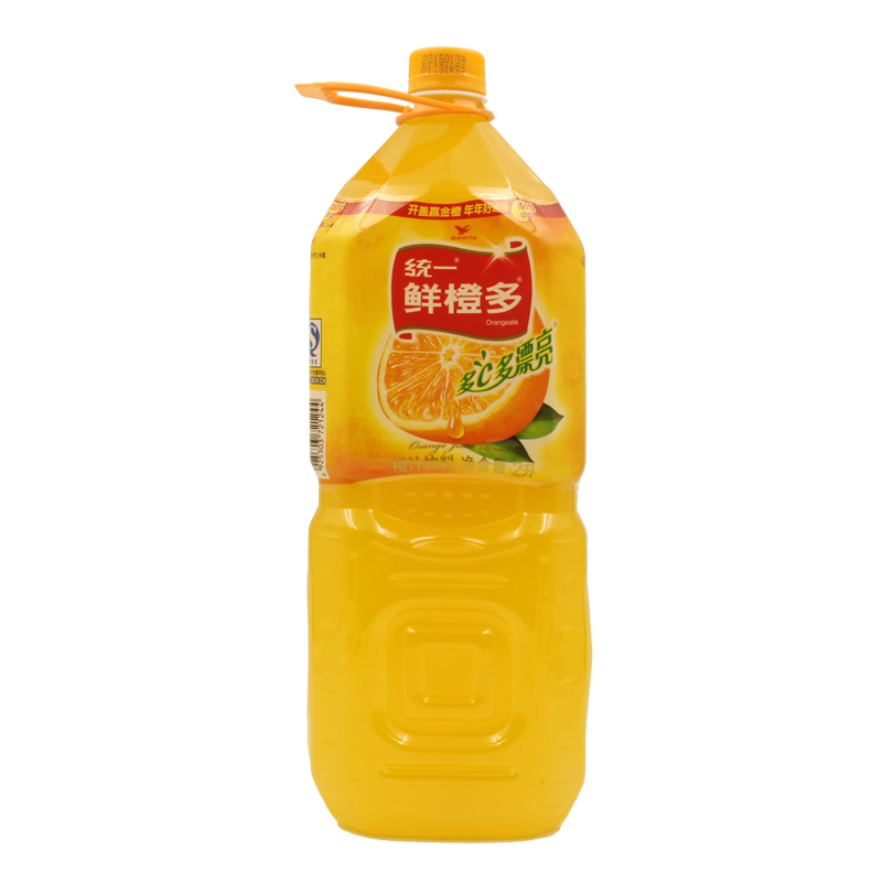 统一 鲜橙多 2升 橙汁 饮料