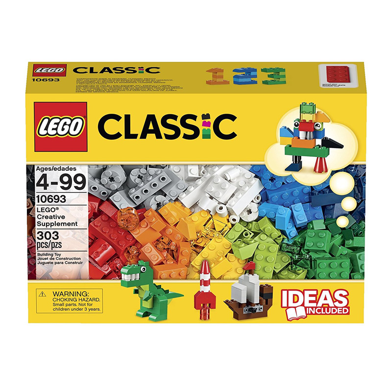 lego10693乐高经典创意玩具盒补充装303片