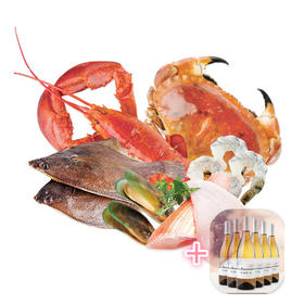 （永久下架）元宵节礼盒装 进口海鲜+白葡萄酒