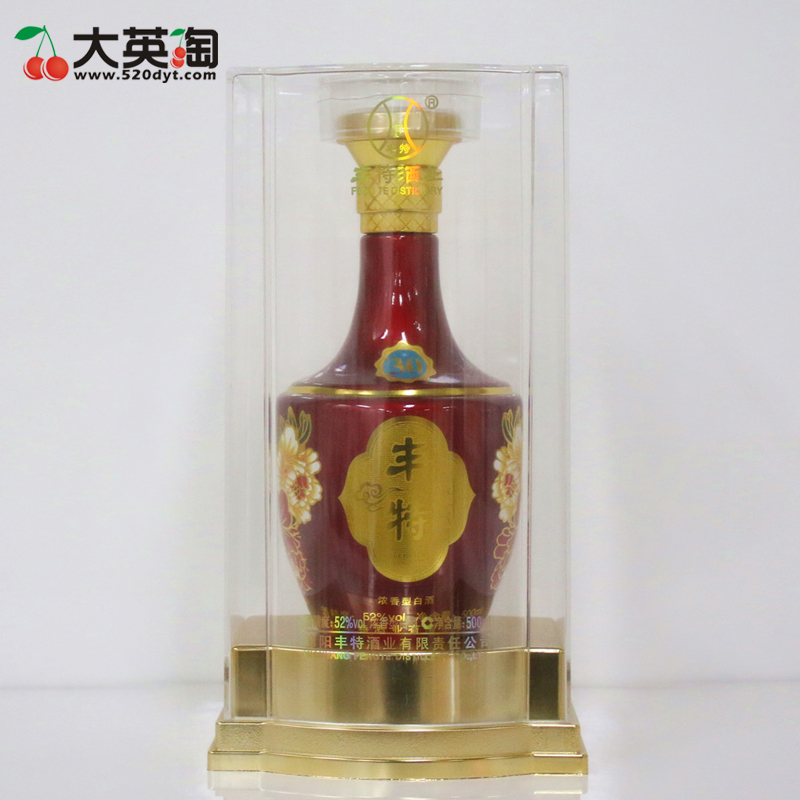 丰特老酒典藏30年浓香型白酒酒精度52%vol 478ml