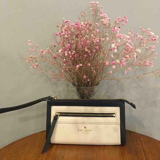 Kate Spade/凯特·丝蓓 E7-431女士黑白拼接手拿包 商品图0