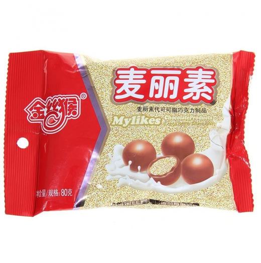 【百汇到家】金丝猴麦丽素巧克力豆代可可脂80g夹心巧克力80克 商品图0
