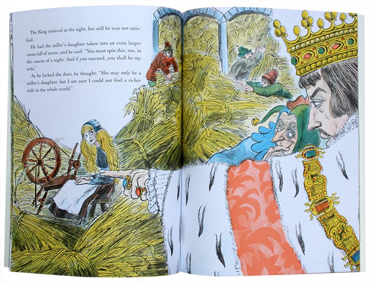 英文原版书 rumpelstiltskin 格林童话 侏儒怪 汪培珽绘本 送音频