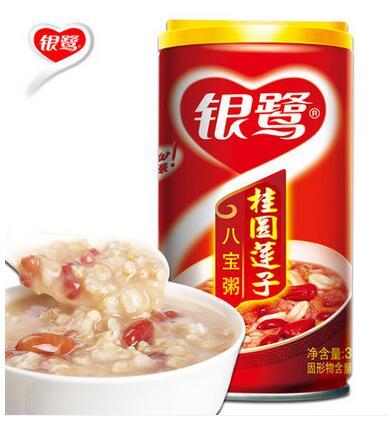【百汇到家】银鹭桂圆莲子八宝粥 360g罐装 12罐/箱 商品图0
